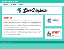 Tablet Screenshot of lisasdoghouse.com